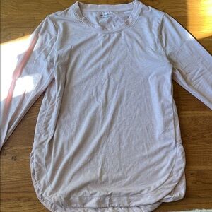 Athleta Soft Pink Long Sleeve Tee